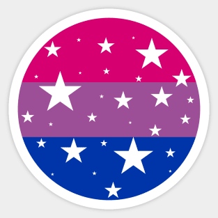 Bi Pride Stars Sticker